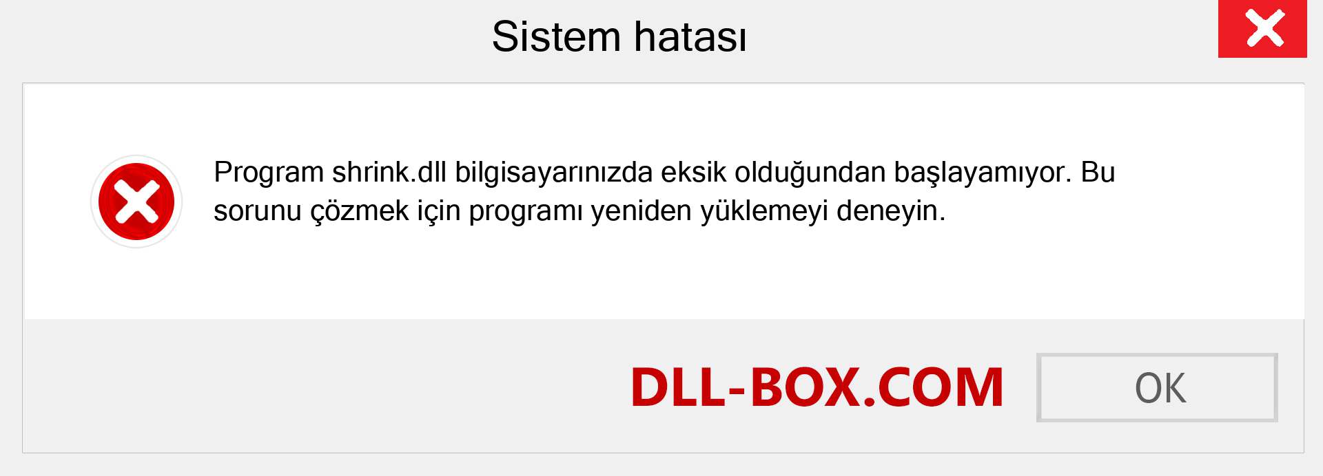 shrink.dll dosyası eksik mi? Windows 7, 8, 10 için İndirin - Windows'ta shrink dll Eksik Hatasını Düzeltin, fotoğraflar, resimler